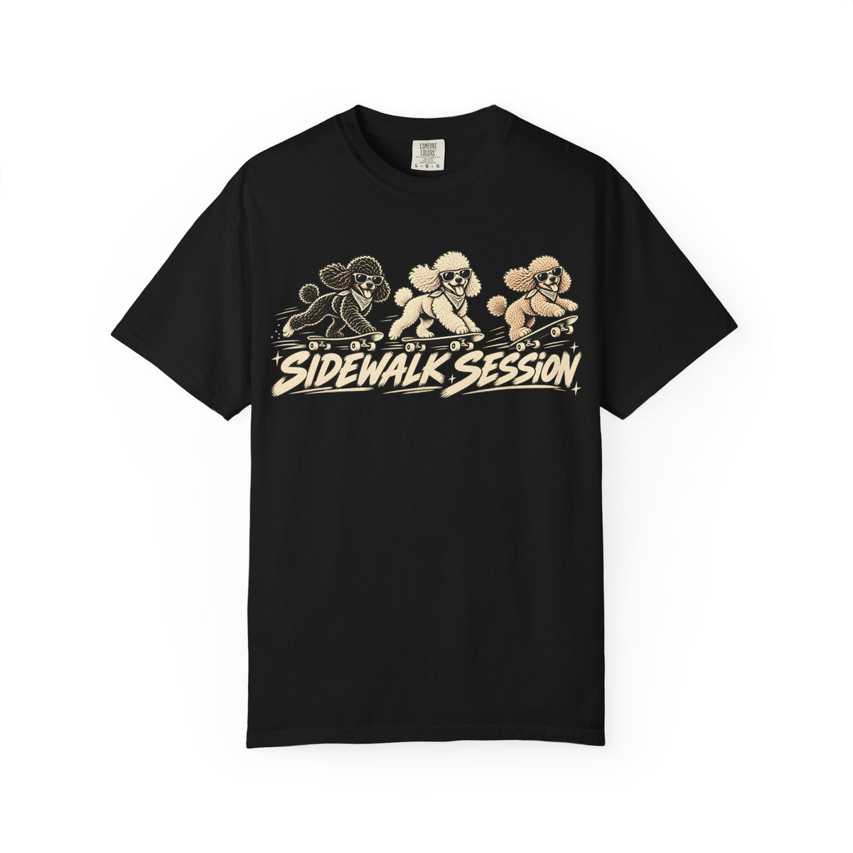 Poodle Sidewalk Session T-shirt