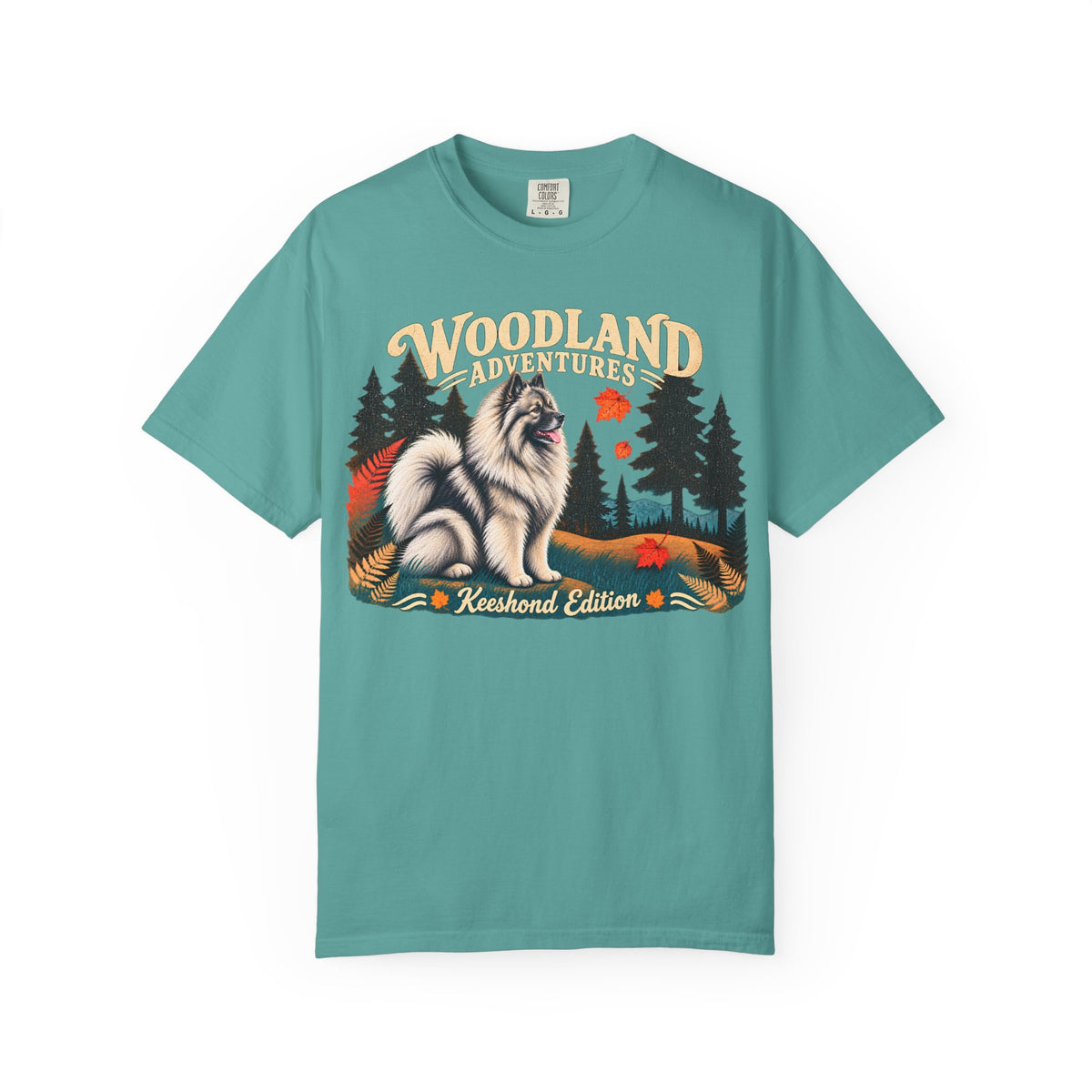 Keeshond Woodland T-shirt