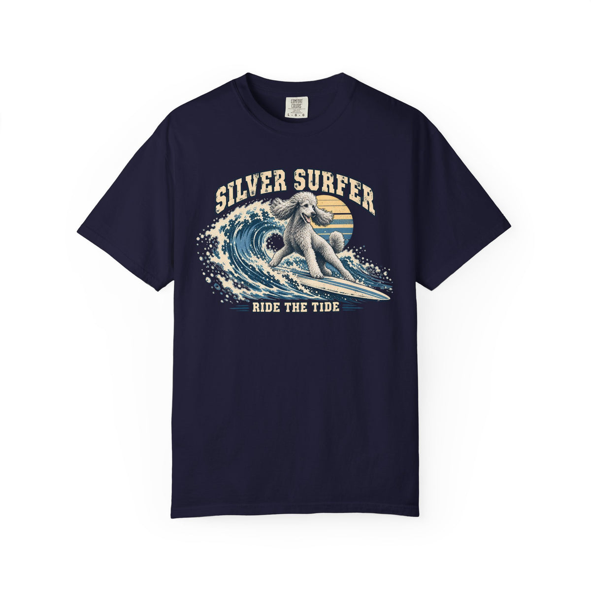 Silver Surfer Poodle T-shirt