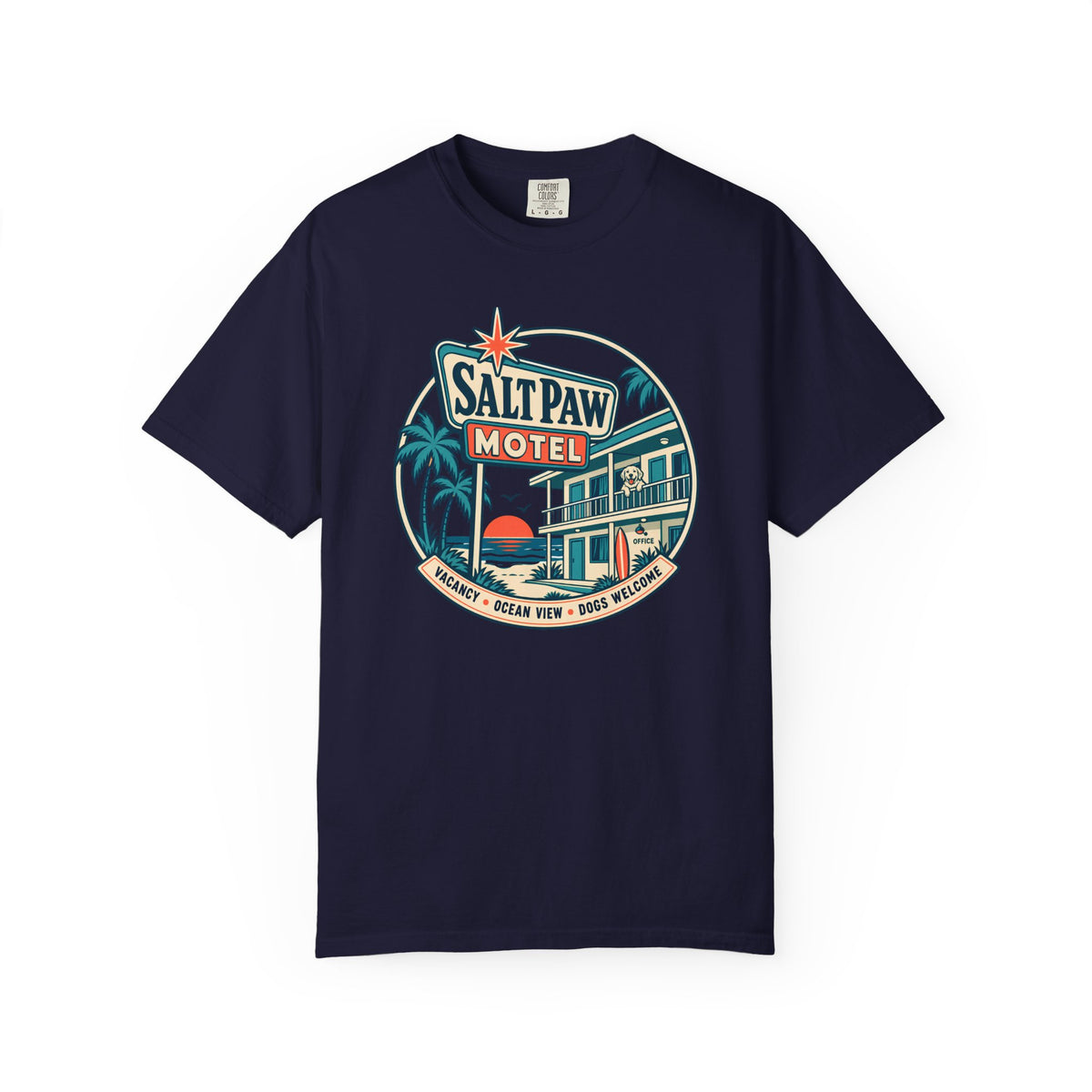Saltpaw Motel Navy T-shirt