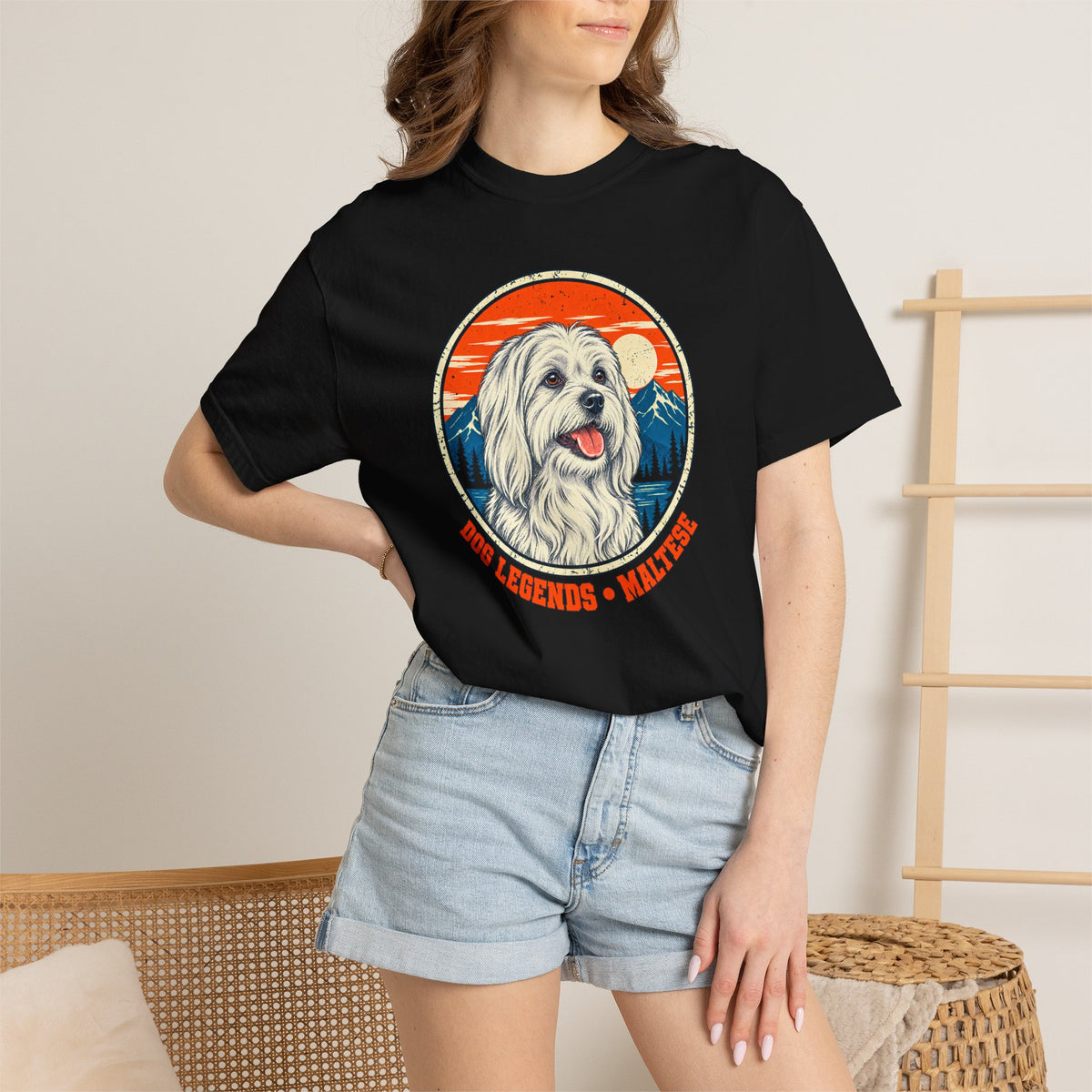 Maltese Terrier Legend T-shirt