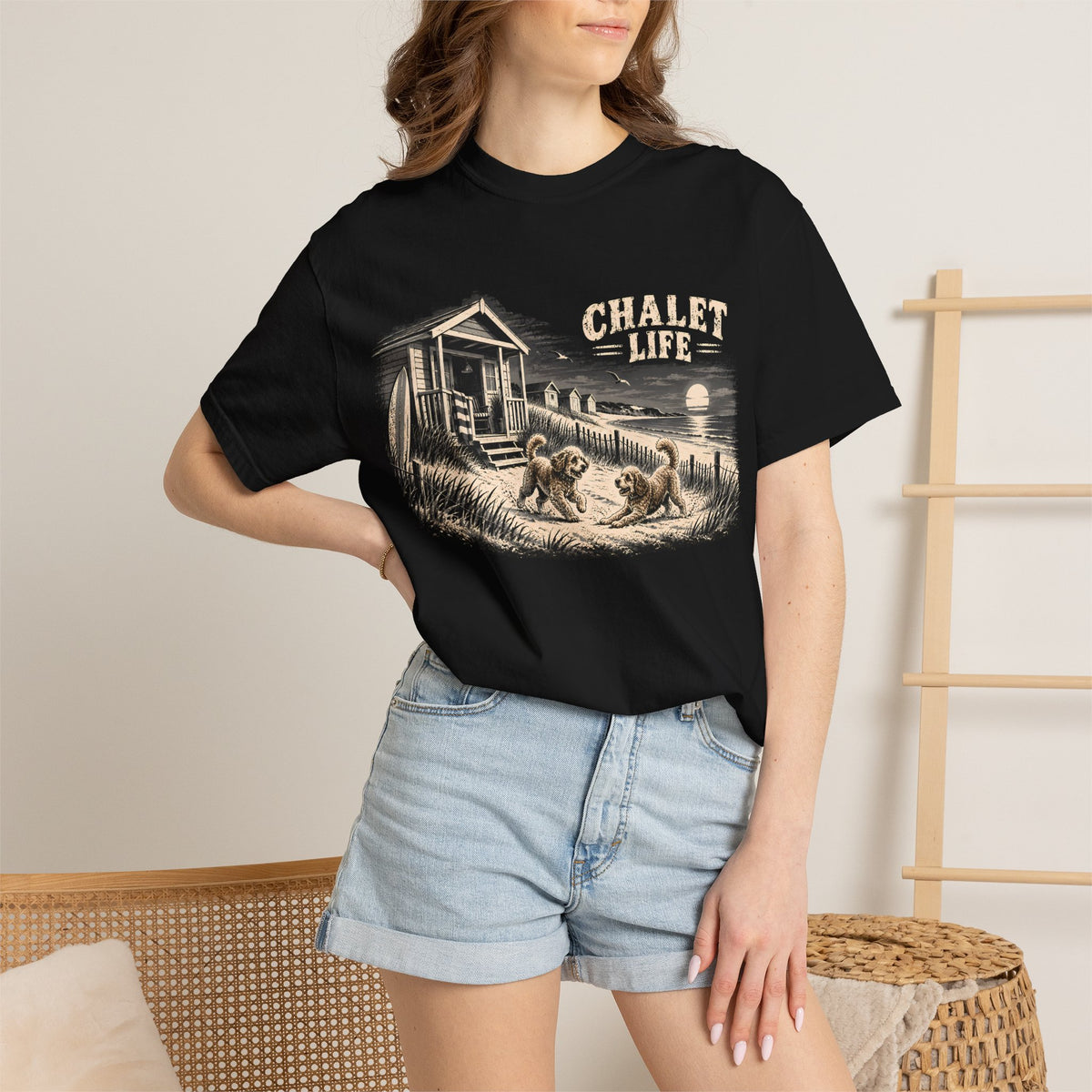 Cockerpoo Chalet Life T-shirt