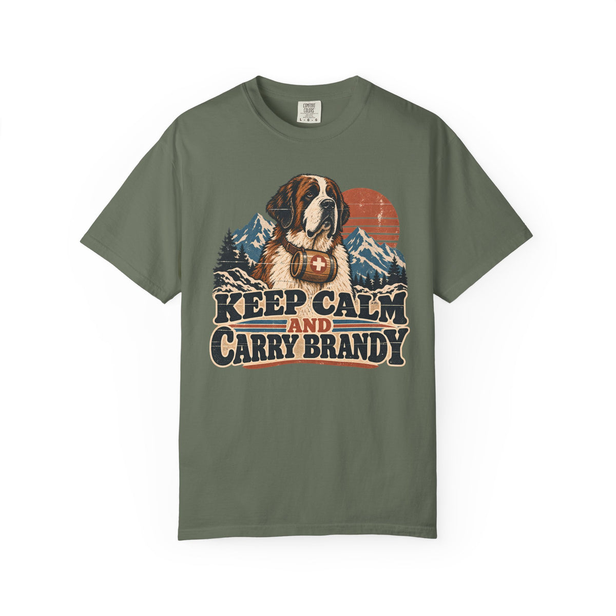 Keep Calm St Bernard T-shirt