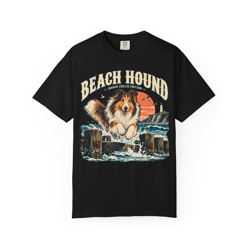 Rough-Collie Beach Hound T-shirt