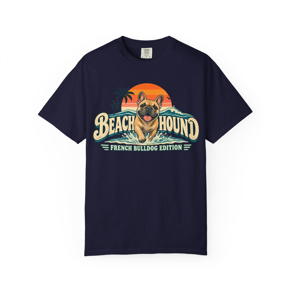 Frenchie Beach Hound T-shirt
