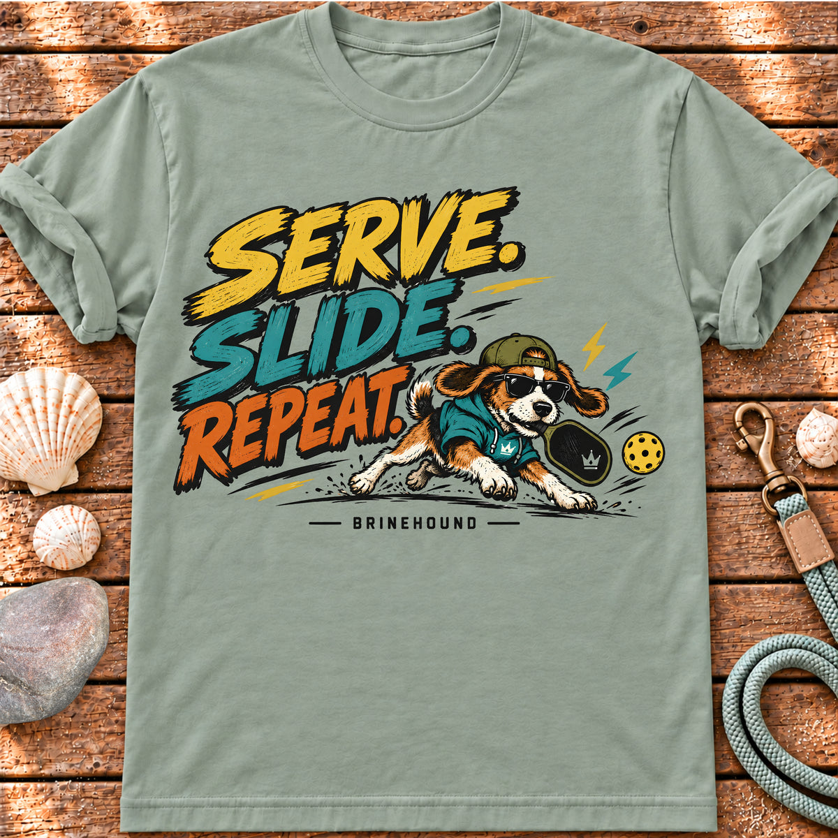 Serve Slide Repeat T-shirt