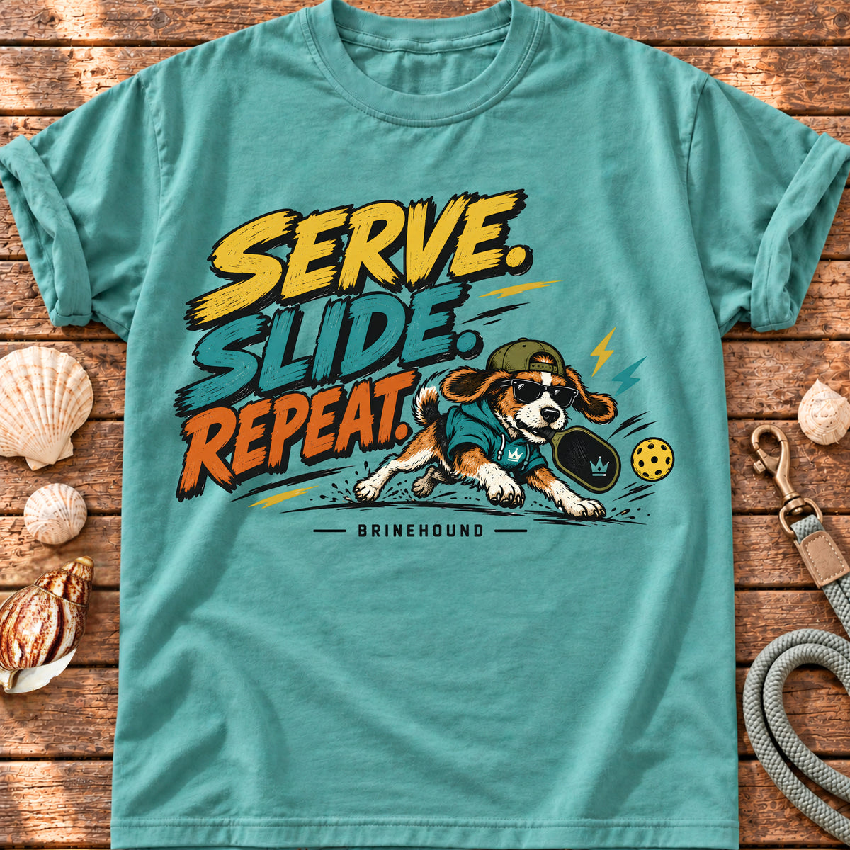 Serve Slide Repeat T-shirt