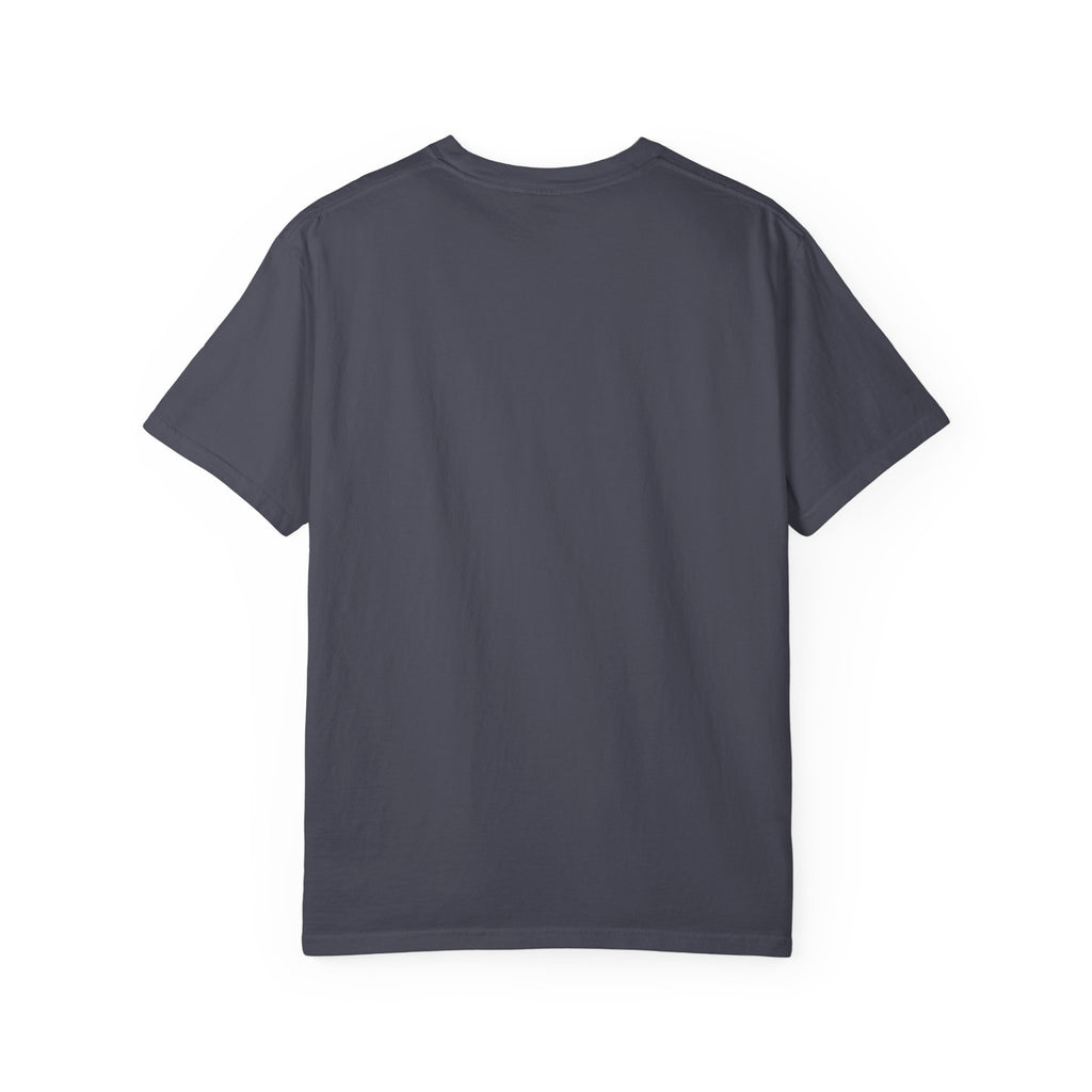 Back view of a Brinehound Comfort Colors T-shirt, showing the plain unprinted back.