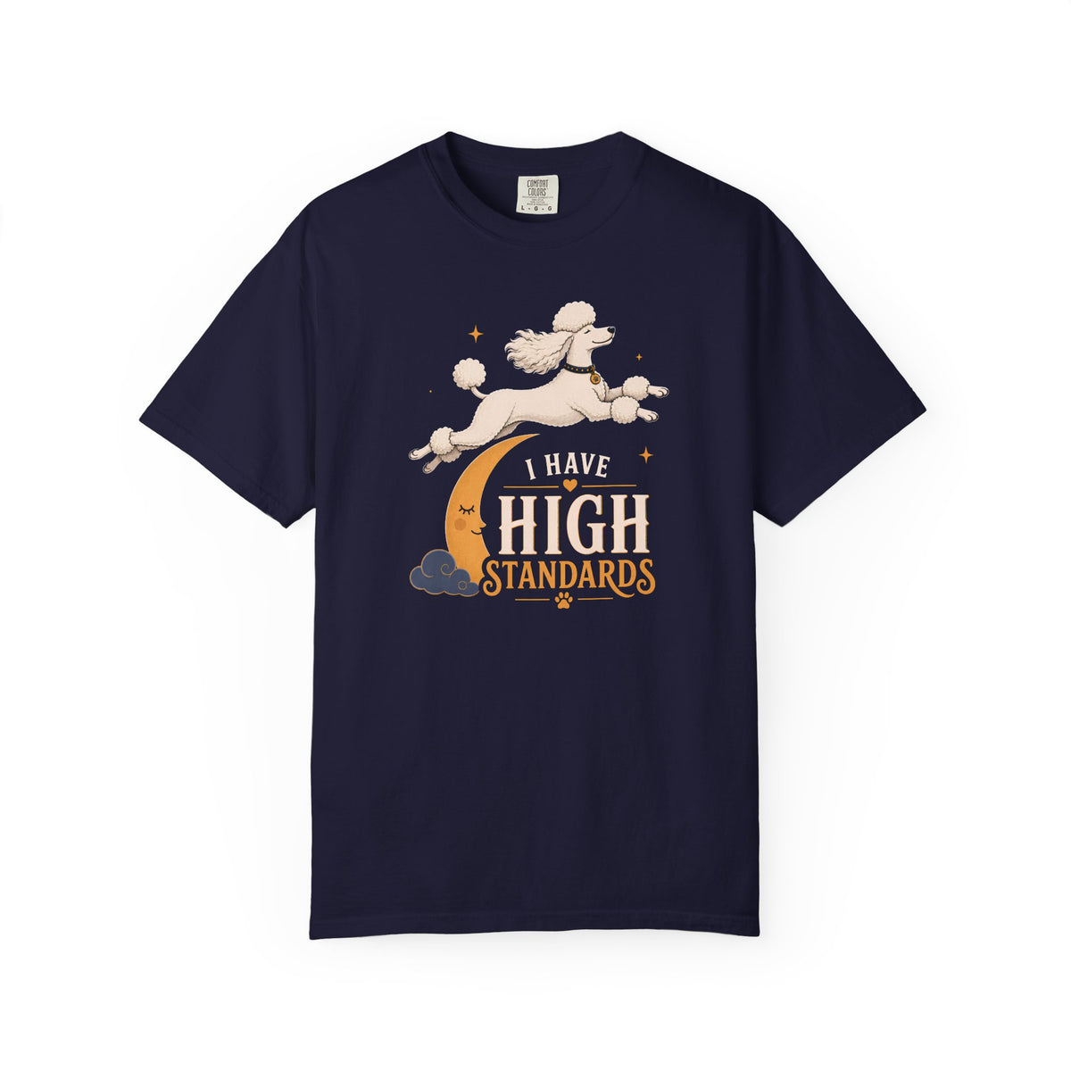 Poodle Moon T-shirt