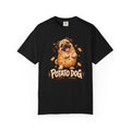 Brinehound T-shirt showing Potato Dog lettering and a round pug.