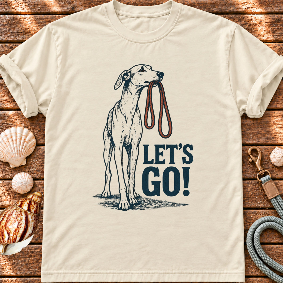 Let’s Go! Whippet T-shirt