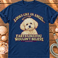 Angel Farts – Bichon T-shirt