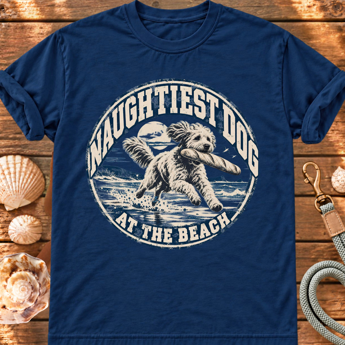 Naughty Cockerpoo Beach T-shirt
