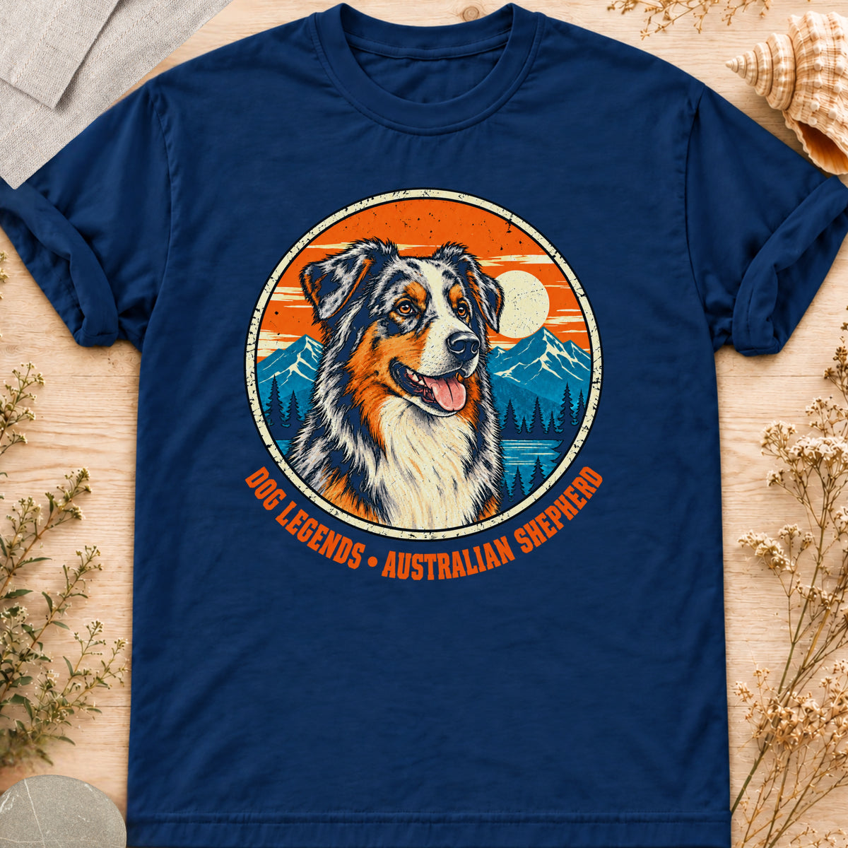 Dog Legends – Australian Shepherd graphic T-shirt