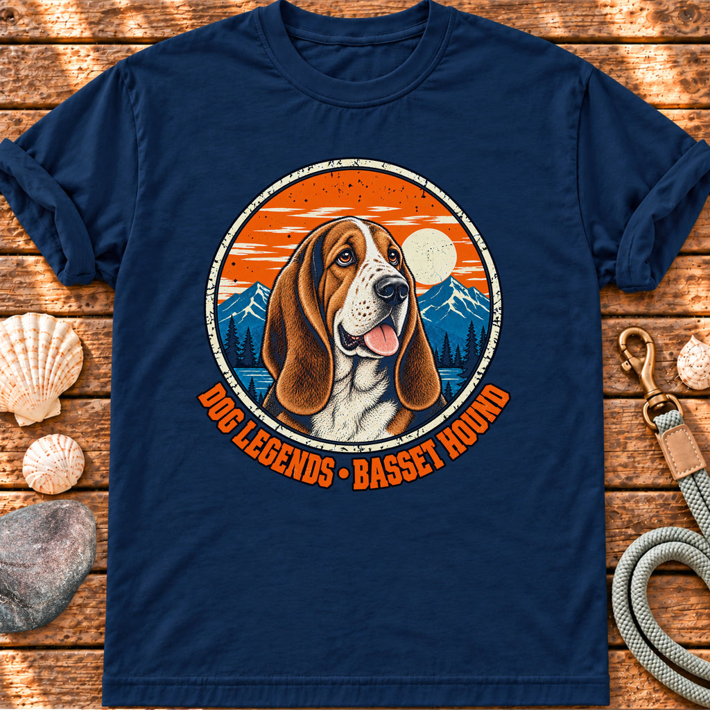 Dog Legends – Basset Hound graphic T-shirt