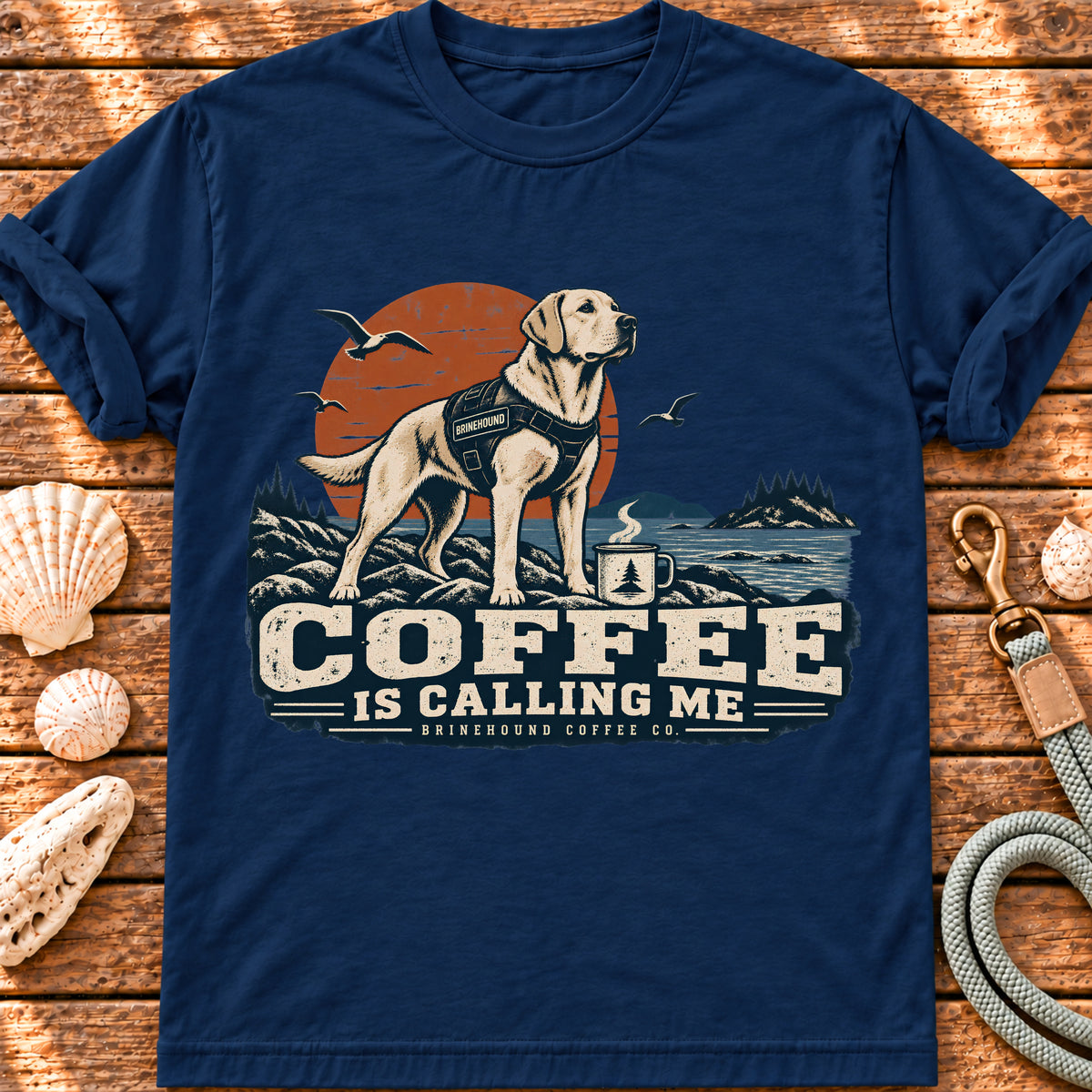 Coffee is Calling Me graphic T-shirt