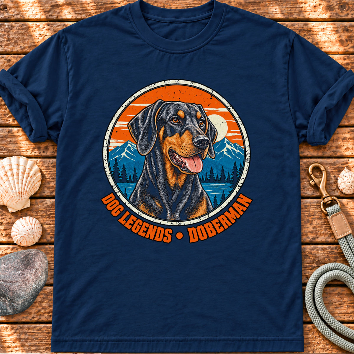 Dog Legends – Doberman graphic T-shirt