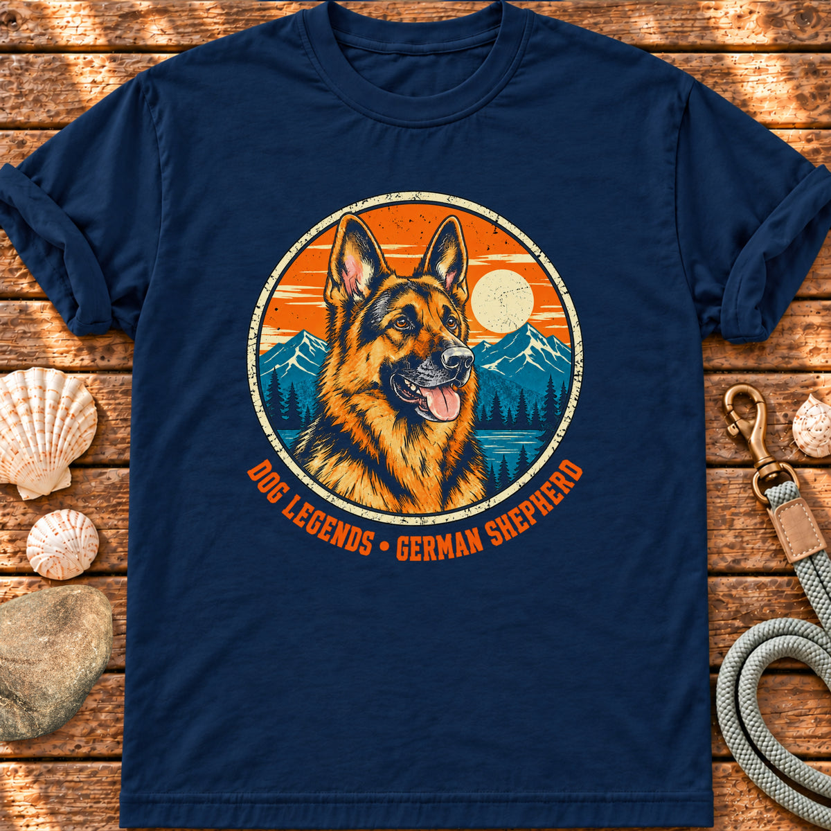 Dog Legends – German Shepherd graphic T-shirt