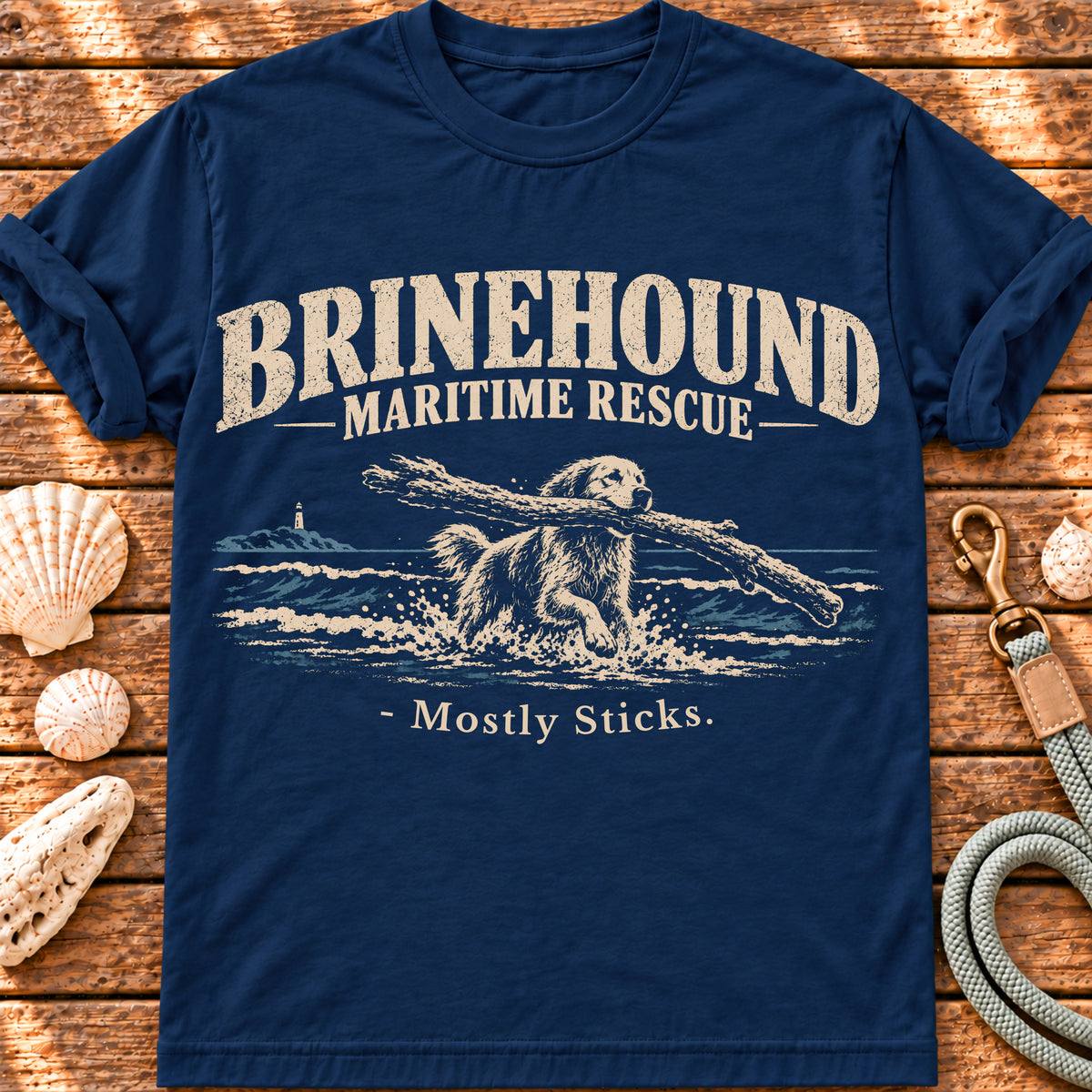 Maritime Rescue Dog graphic T-shirt