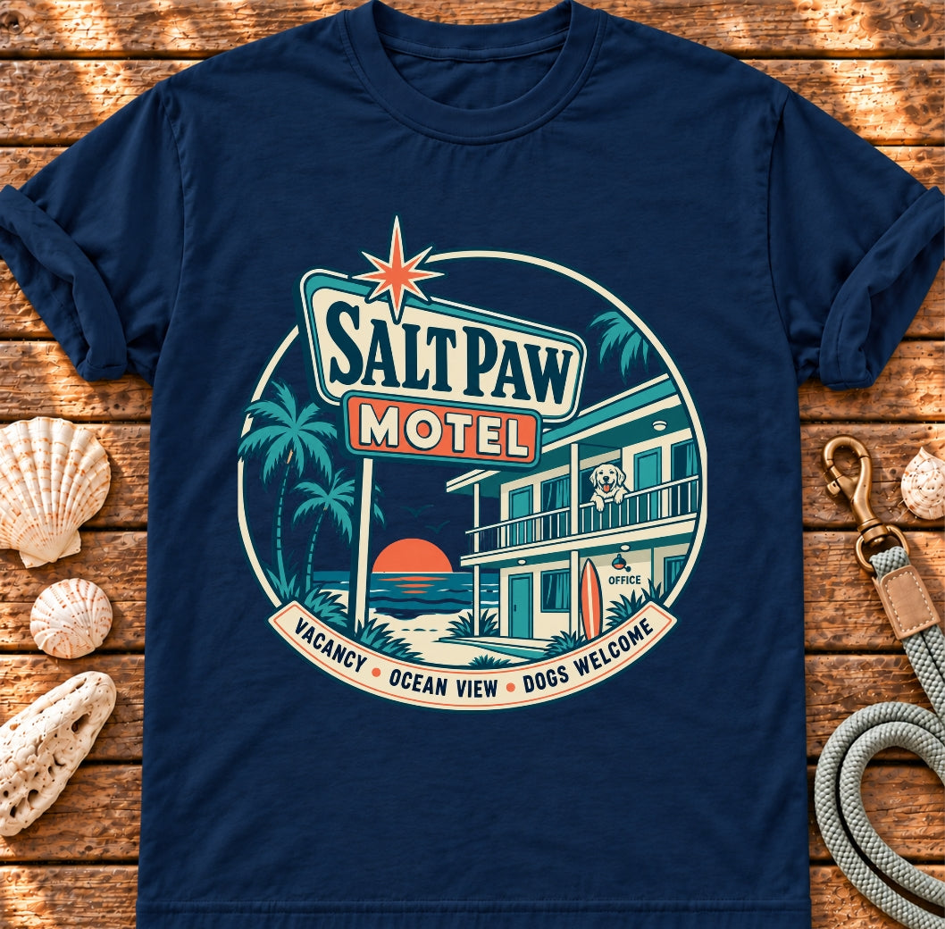 Saltpaw Motel Navy T-shirt