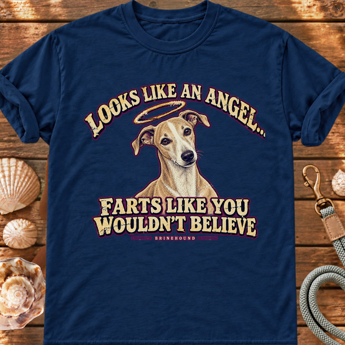 Angel Farts – Whippet T-shirt