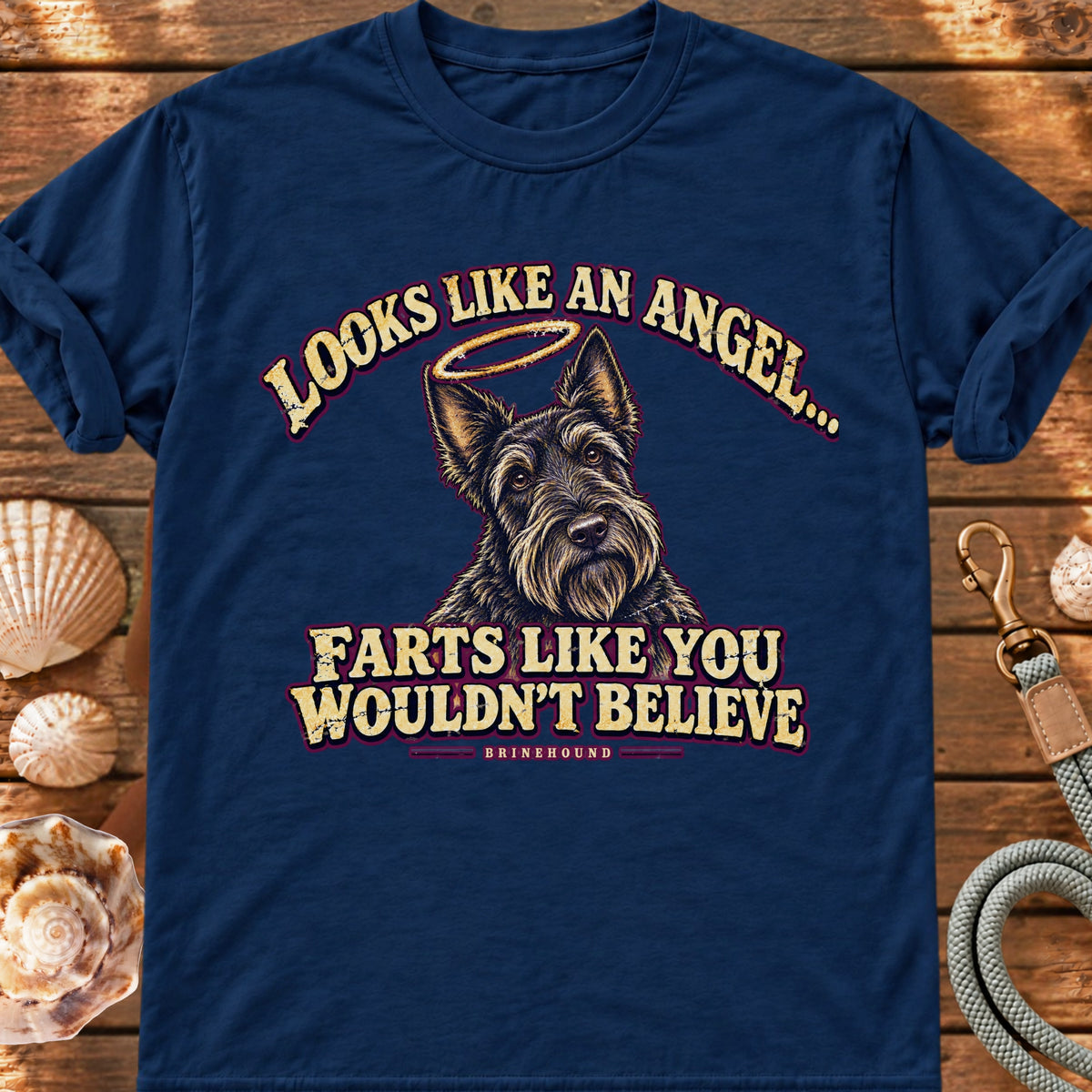 Angel Farts – Scottish Terrier T-shirt